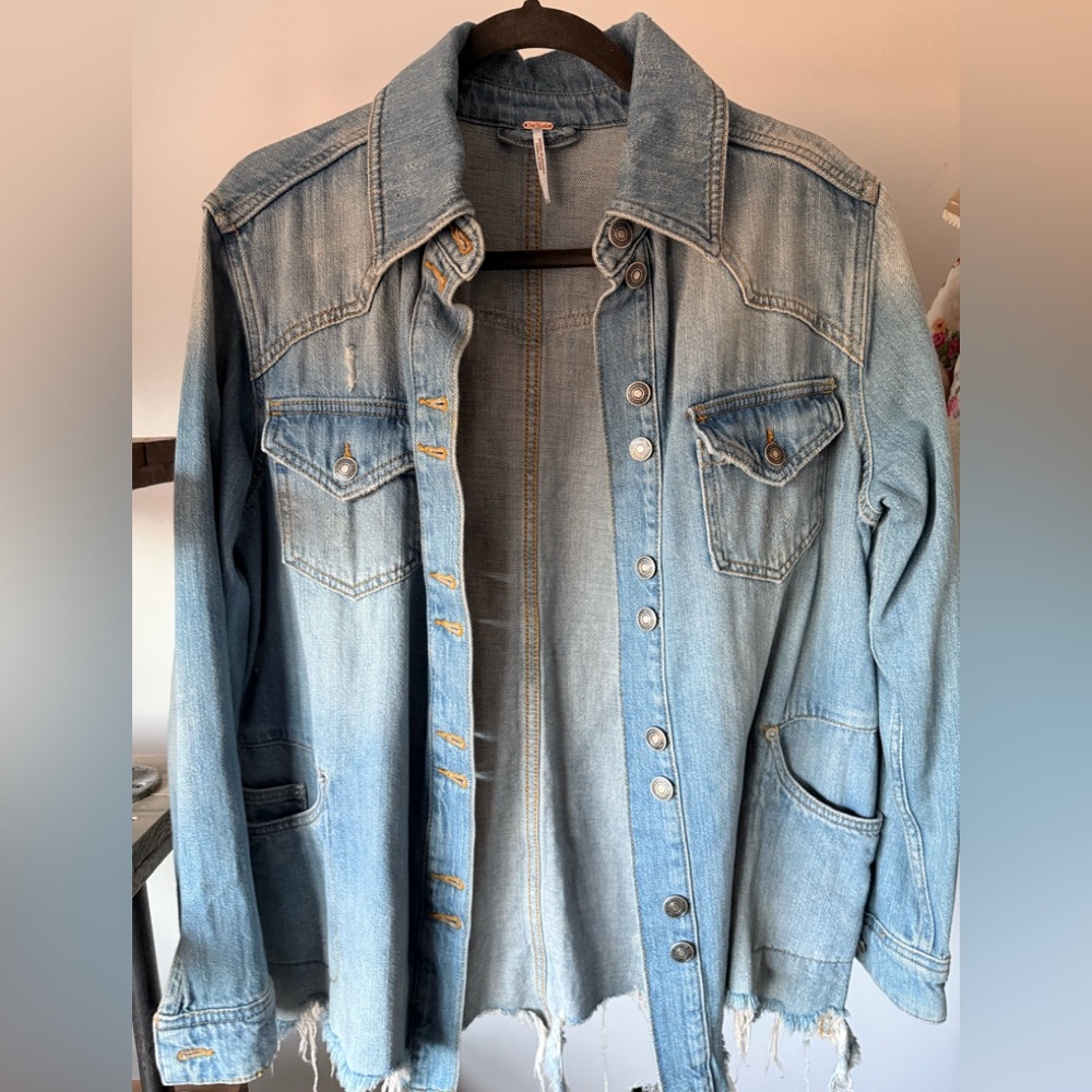 Free People denim jacket